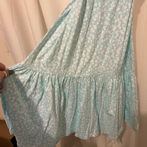 Turquoise Tank Top Midi Dress - Picture 3 of 5